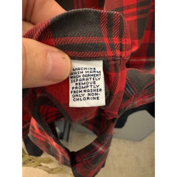 Vintage Polo Ralph Lauren Buffalo Plaid Long Sleeve Shirt. Size Large - Picture 9 of 10